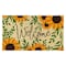 First Concept First Concept 18 in. W X 30 in. L Multi-Color Welcome Sunflowers Coir Door Mat FC-72021 - alternate 1